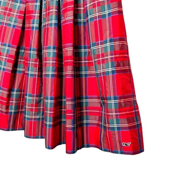 Vineyard Vines Girls Tartan Plaid Sleeveless Dress Size 14 - Picture 2 of 6